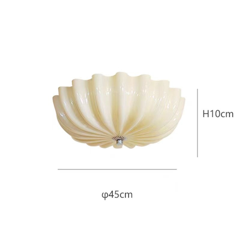 Middle Ancient Cream Style Bedroom Glass Ceiling