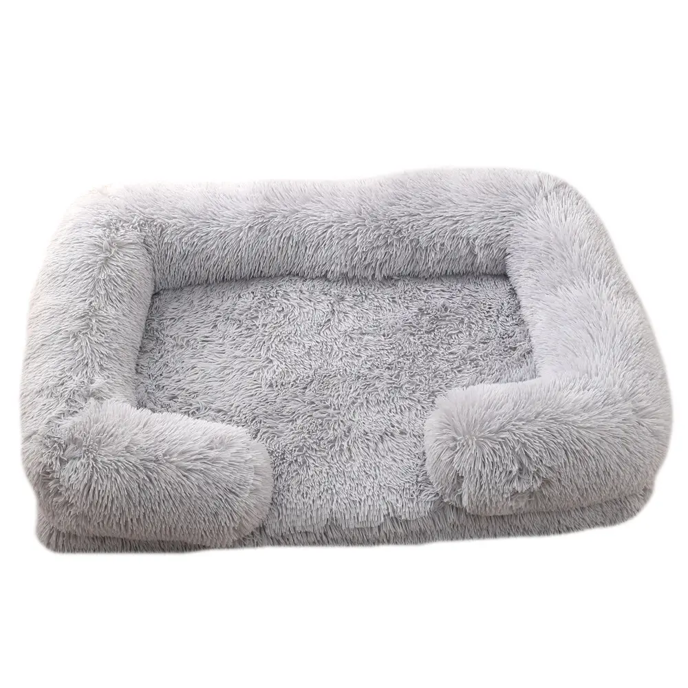 Plush Round Pet Bed Dog Winter