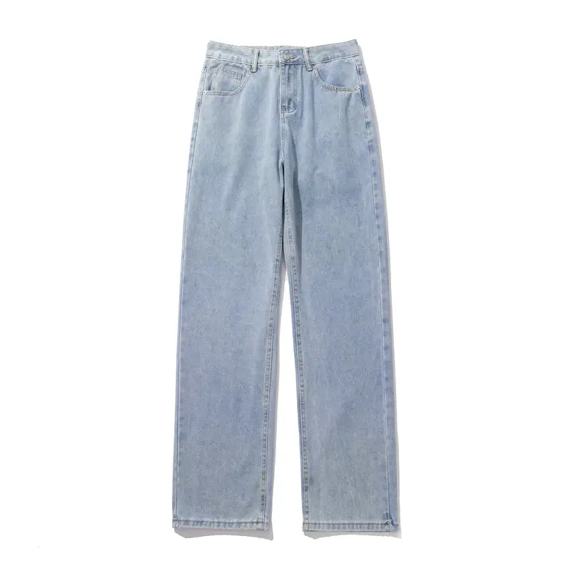 Yellow Mud Dyed High Street Washed Worn Jeans Men
