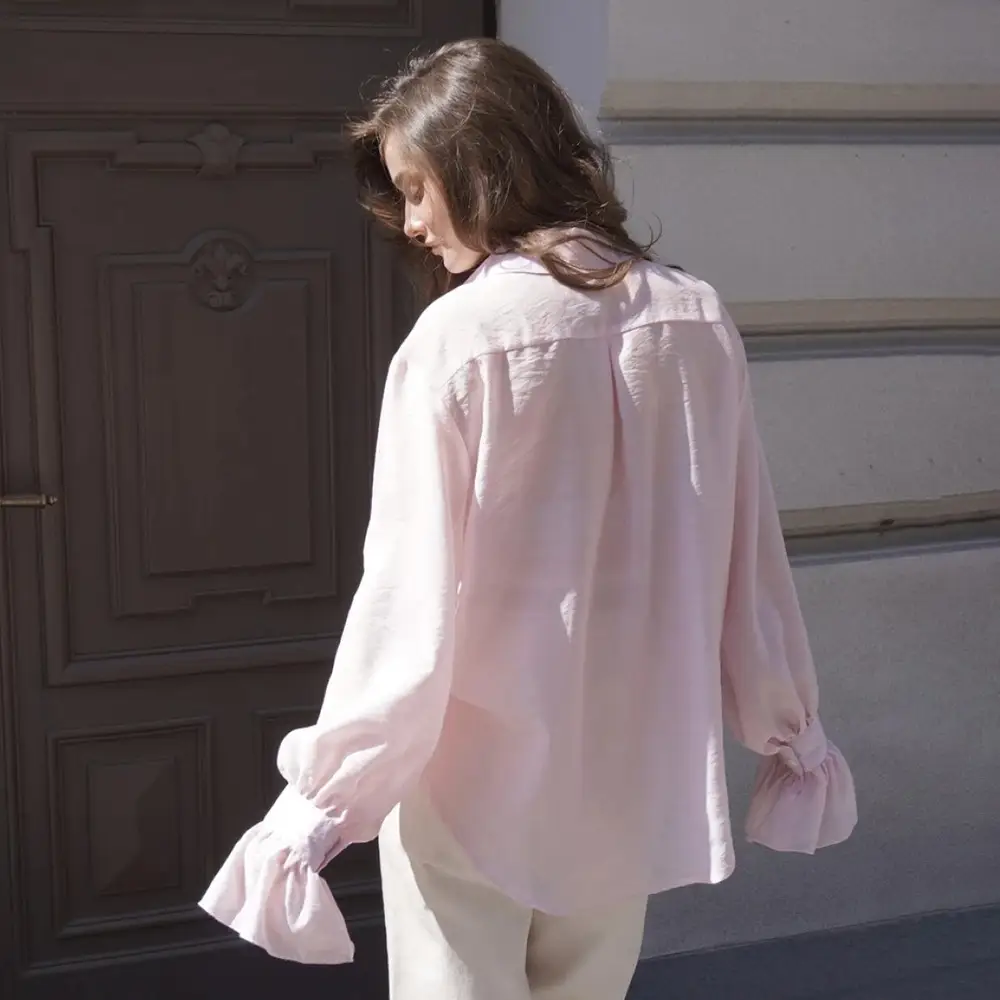 Commuter Tencel Cardigan Top Loose Casual Shirt For Women
