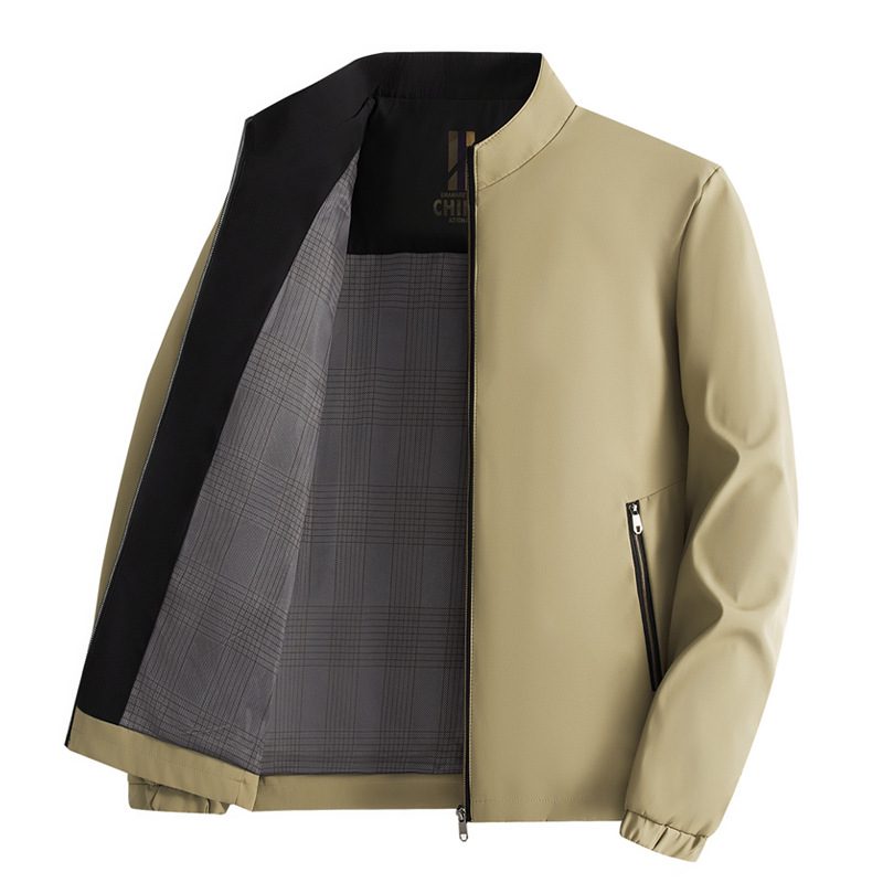 Versatile Casual Stand-collar Jacket For Spring And Fall