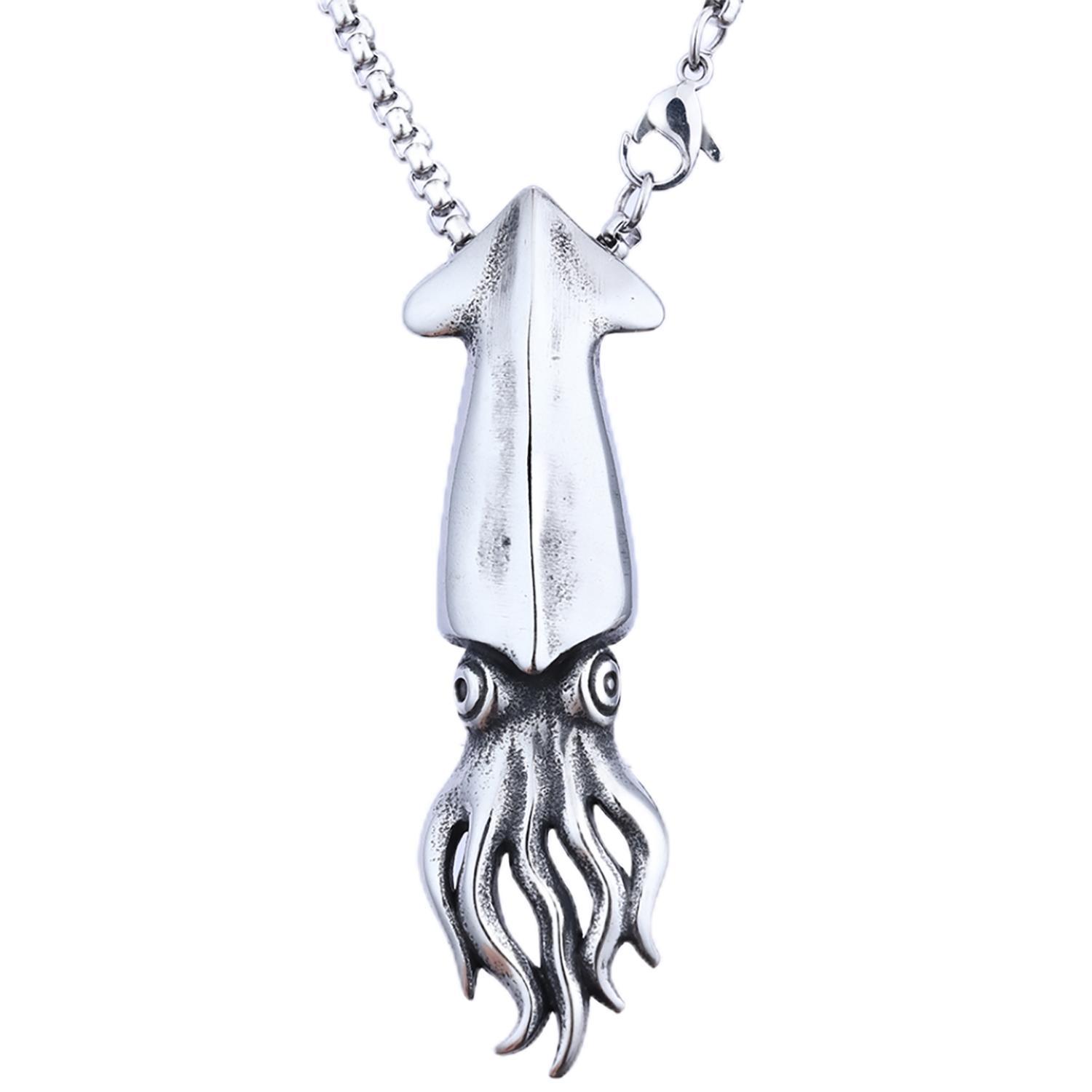 Octopus Polishing Does Not Fade Personalized Pendant