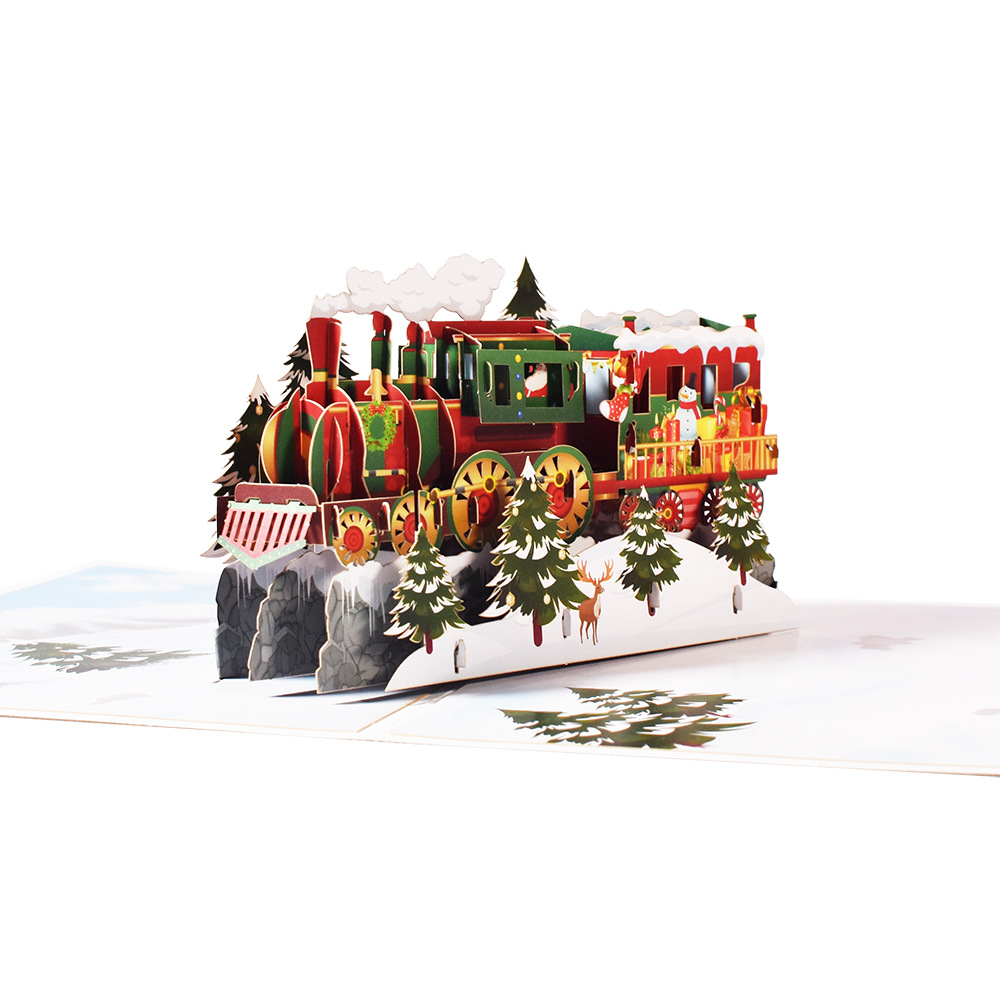 Color Printing Christmas Train