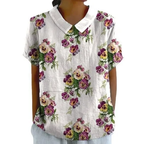 Summer Monsoon Short Sleeve Printing 3 Style - Shop at LoveMi