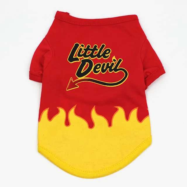 Cartoon Printed Dog T shirt Demon - Shop at LoveMi
