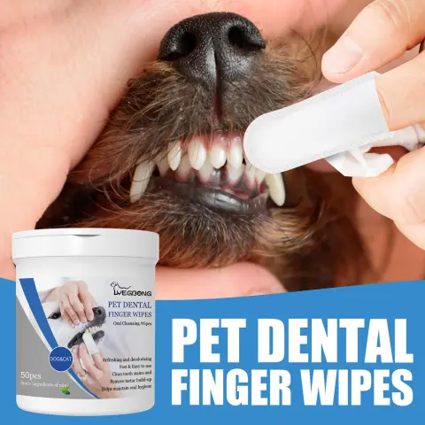 Pet Teeth Finger Wipes Oral Care Stall