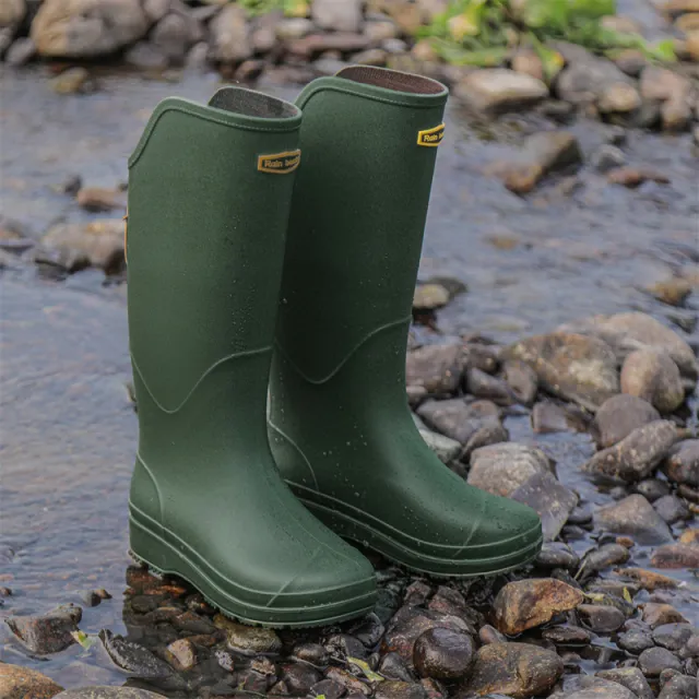 Knee high Rain Boots Rain Shoes Green - Shop at LoveMi