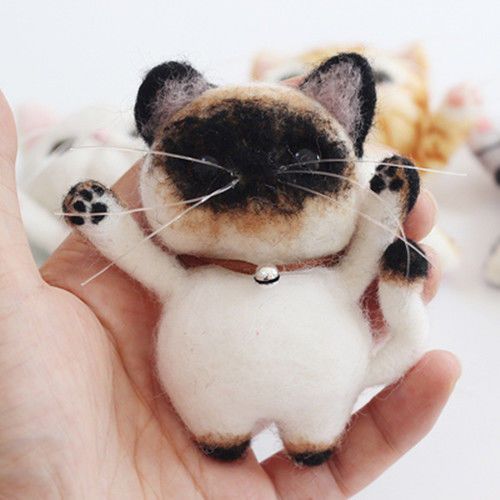 Felted Wool Needle Felting Brooch, picture 5 of 5
