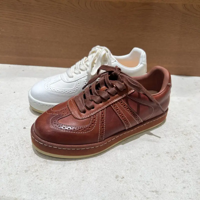 Women's First Layer Cowhide Sports Casual Shoes