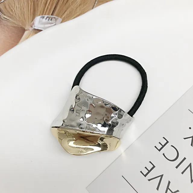 U shaped Alloy High grade Hair Rope Headdress Simple Cold Style Silver - Shop at LoveMi