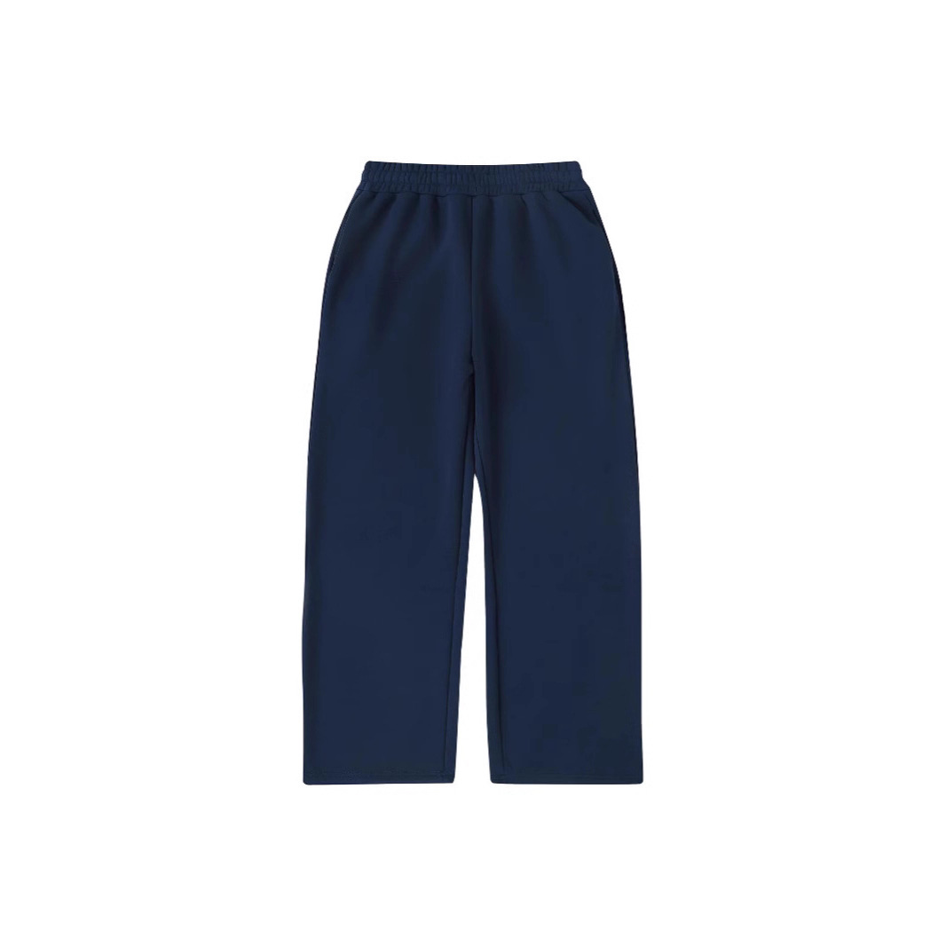 Men's Comfortable And Minimalist Straight-Leg Pants With Elastic Waist