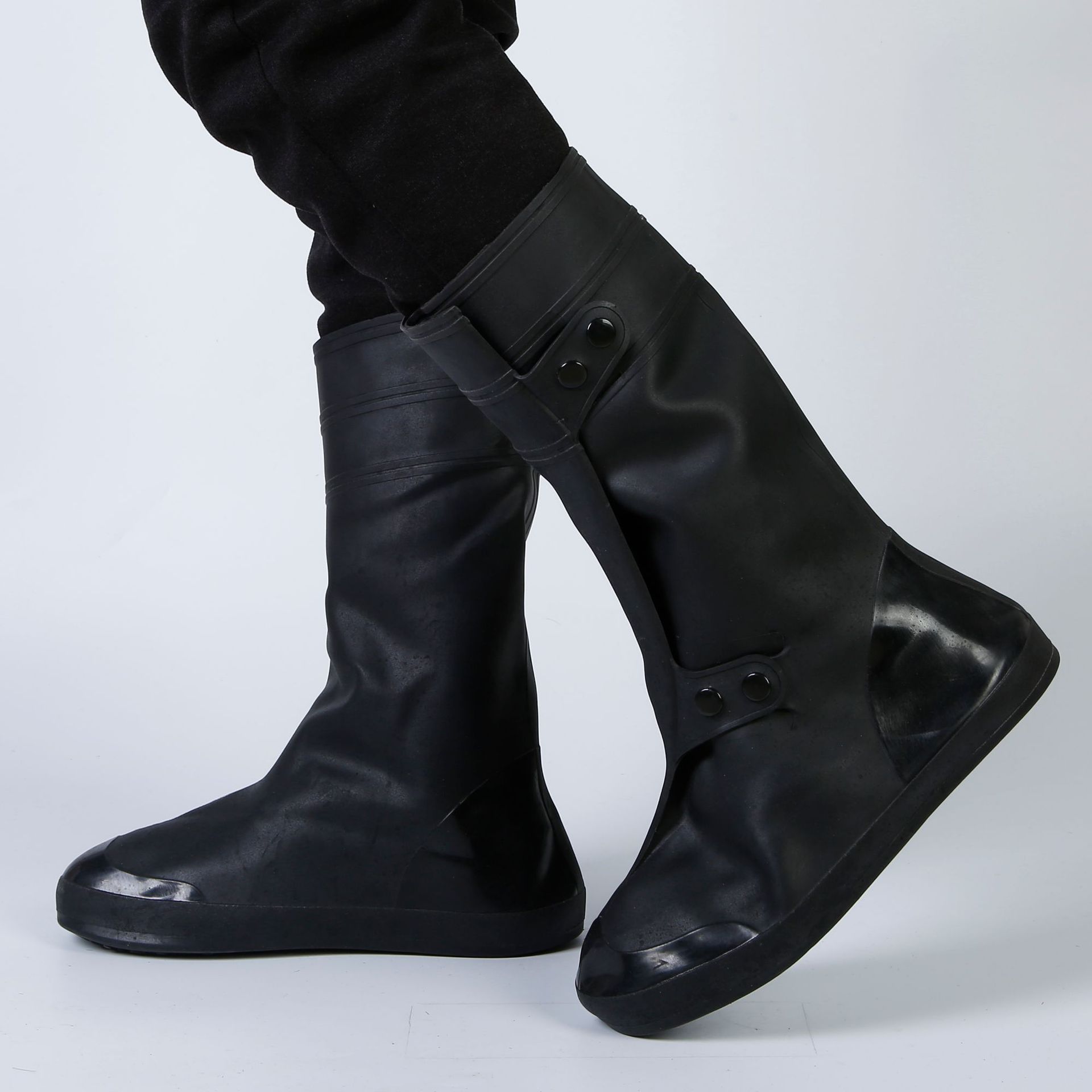 Rainproof Shoe Covers For Men And Women Waterproof Thickened And Non-slip For Rainy Days