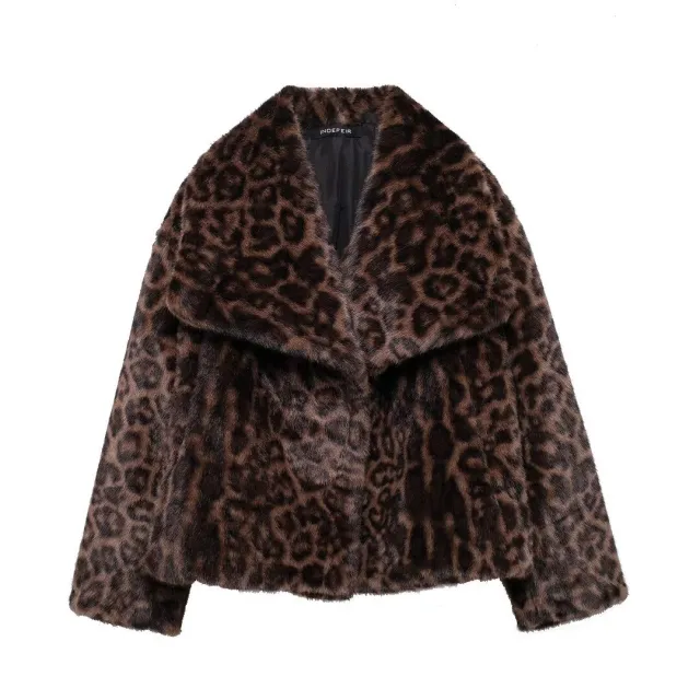 Women's New Polo Collar Short Coat Picture Color 2 - Shop at LoveMi