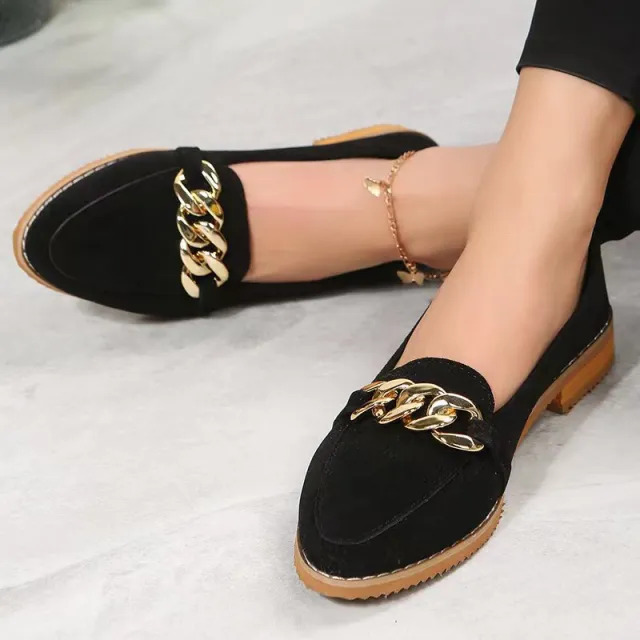 European And American Plus Size Round Toe Flat Bottom Leopard Print Pumps Leopard - Shop at LoveMi
