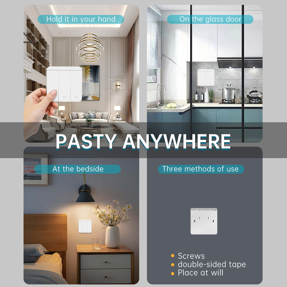 Wireless Remote Control Switchno Wiring Required, Easy To Install Anywhere