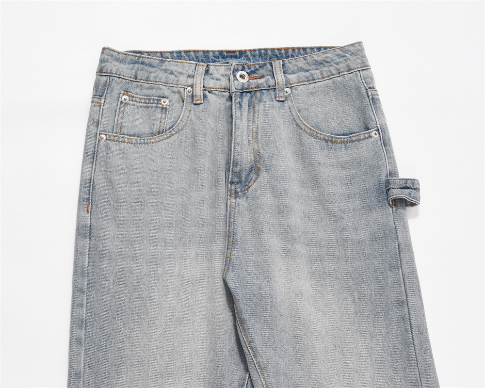 Fashion Personality American Straight Jeans Men