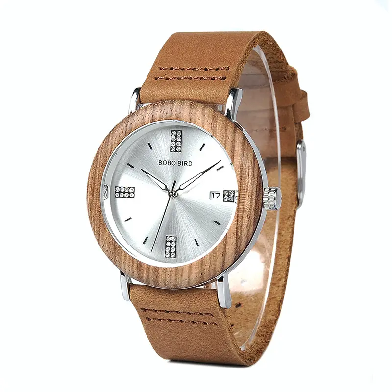 Mens And Womens Minimalist Casual Retro Wooden Watch
