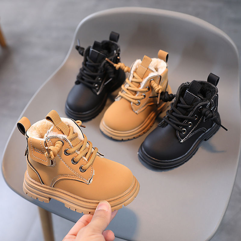 Baby Soft Bottom Short Boots High-top With Velvet Thickening Thermal Cotton Shoes — foto 19