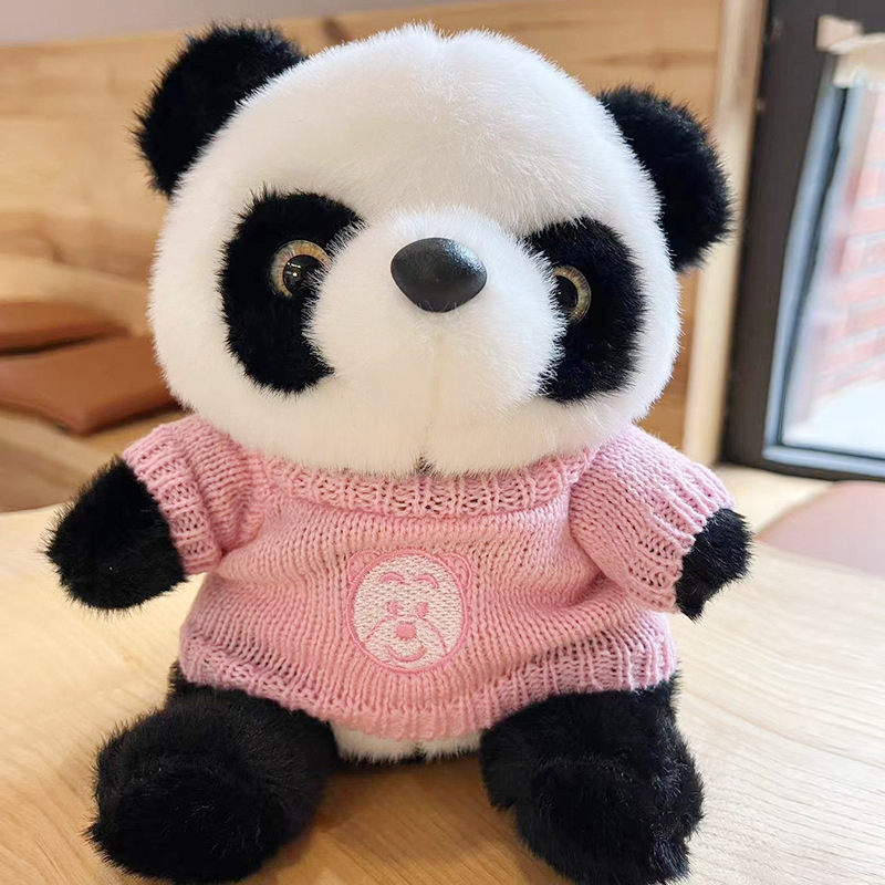 Pink Bear Head Panda