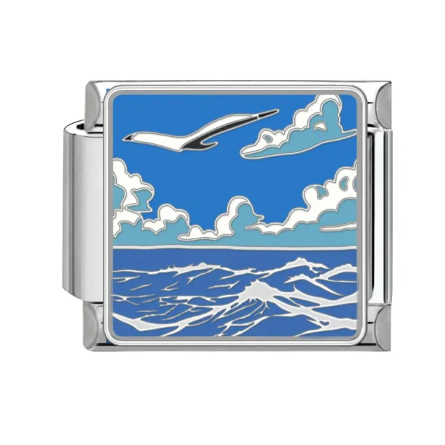 Handmade Marine Series DIY Stitching Bracelet Pendant Sea Surface - Shop at LoveMi