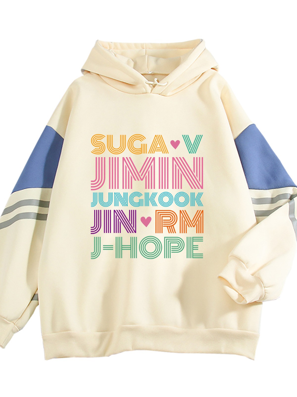 Men's And Women's Fashionable Loose All-match Letter Pullover Tops