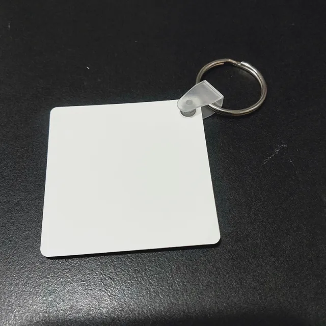 Double sided Blank Keychain Pendant Creative Various Shapes Keychain Gift Square 50X50X3Mm - Shop at LoveMi