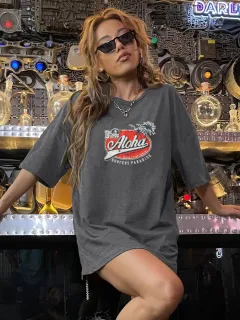 Casual Fashion Women's Round Neck Loose T-shirt - 660 Style - View 1
