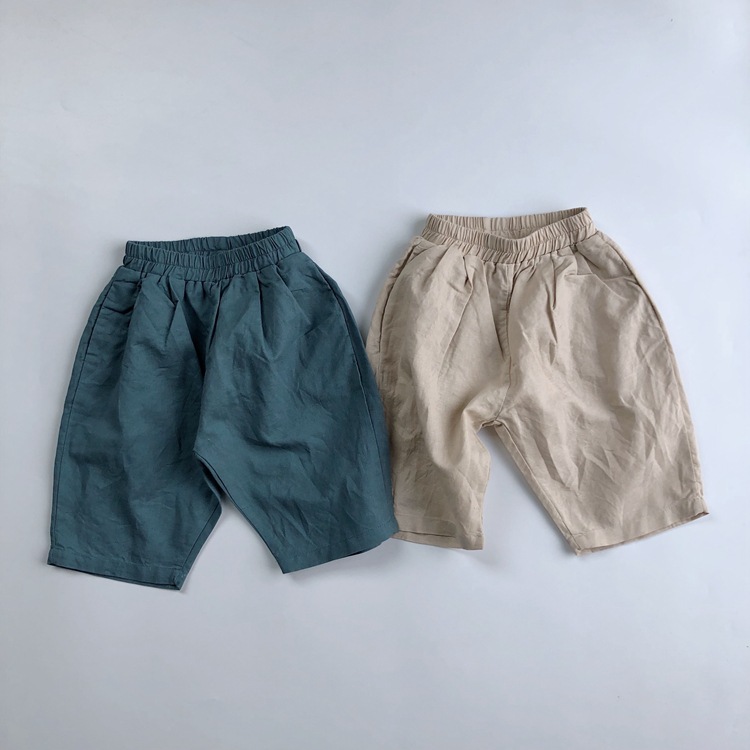 Title 10, Nuevos Pantalones de Lino Casuales para Niños R...