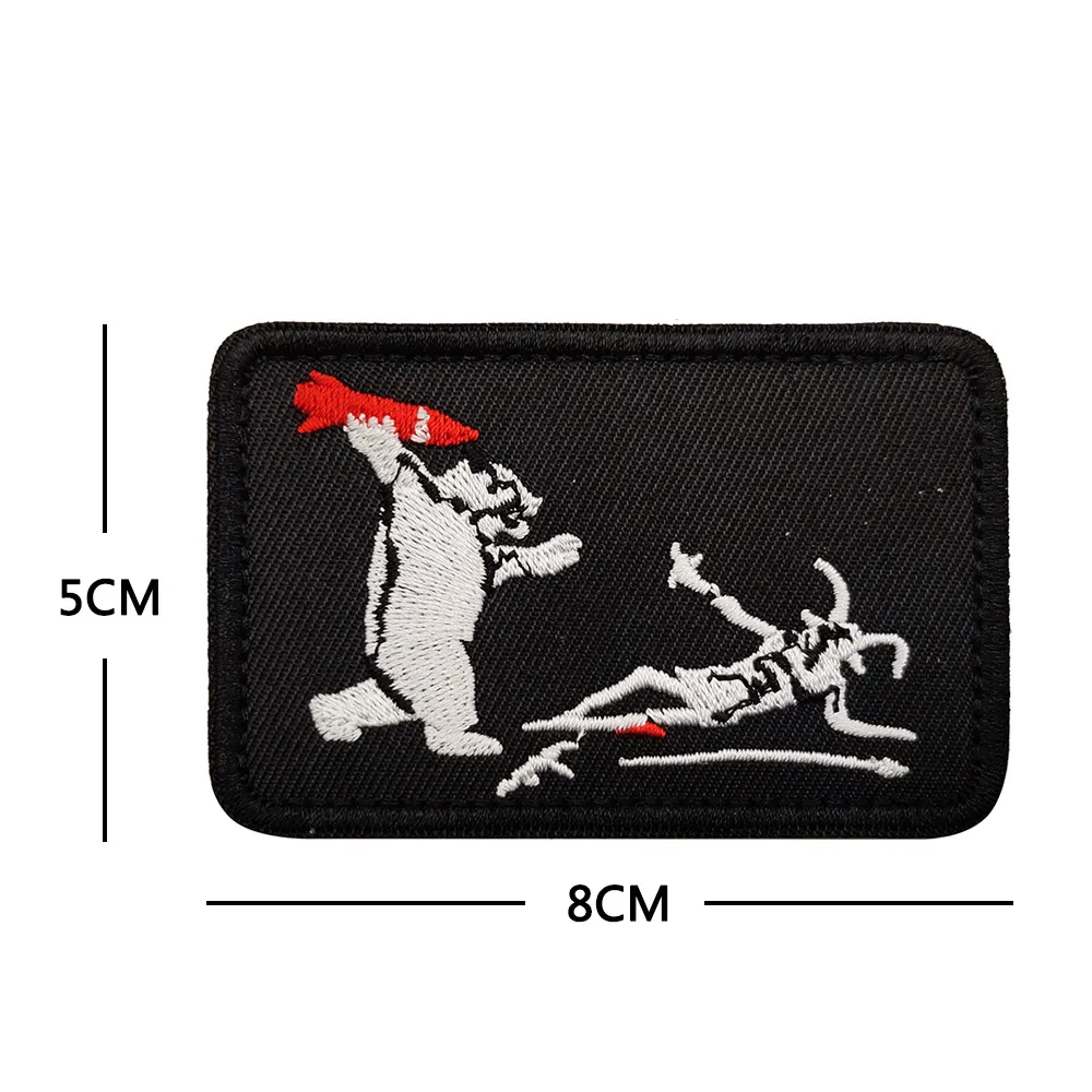 Pirate Style Patch Armband Velcro Package Seal - V01575