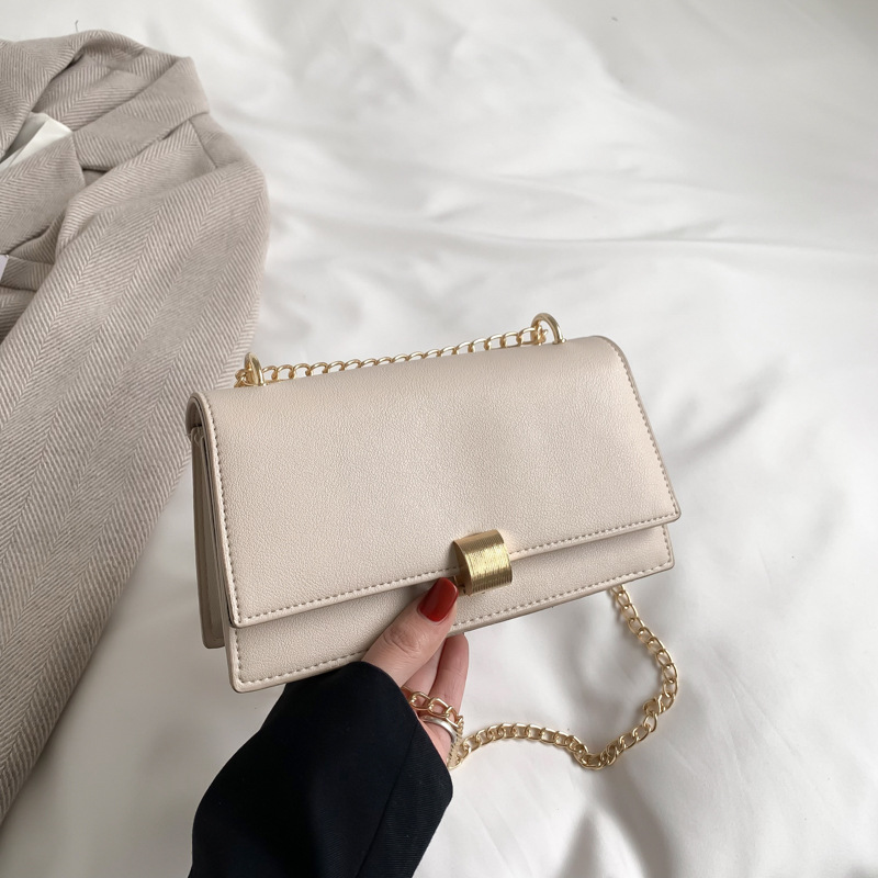 Popular Korean One-shoulder Crossbody Chain Small Square Bag