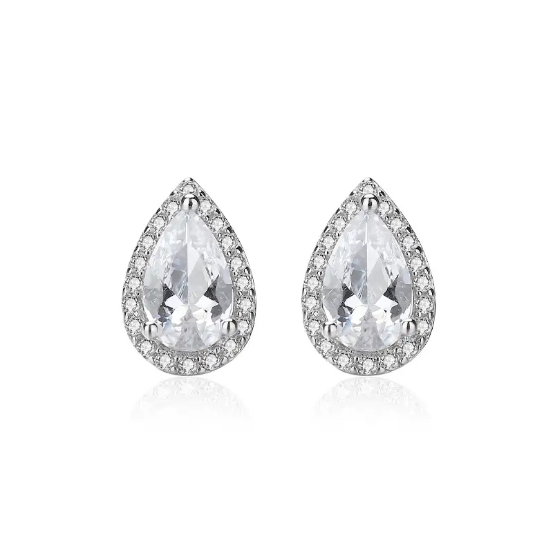Classic Water Drop Eight Hearts And Eight Arrows Earrings Hundred