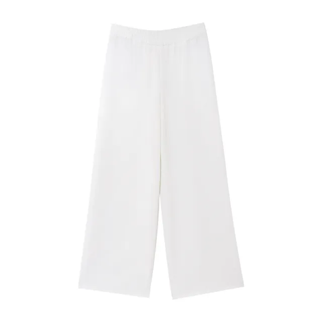 Spring And Summer Travel Hunting Shirt Crepe Wide Leg Pants Pants - Shop at LoveMi