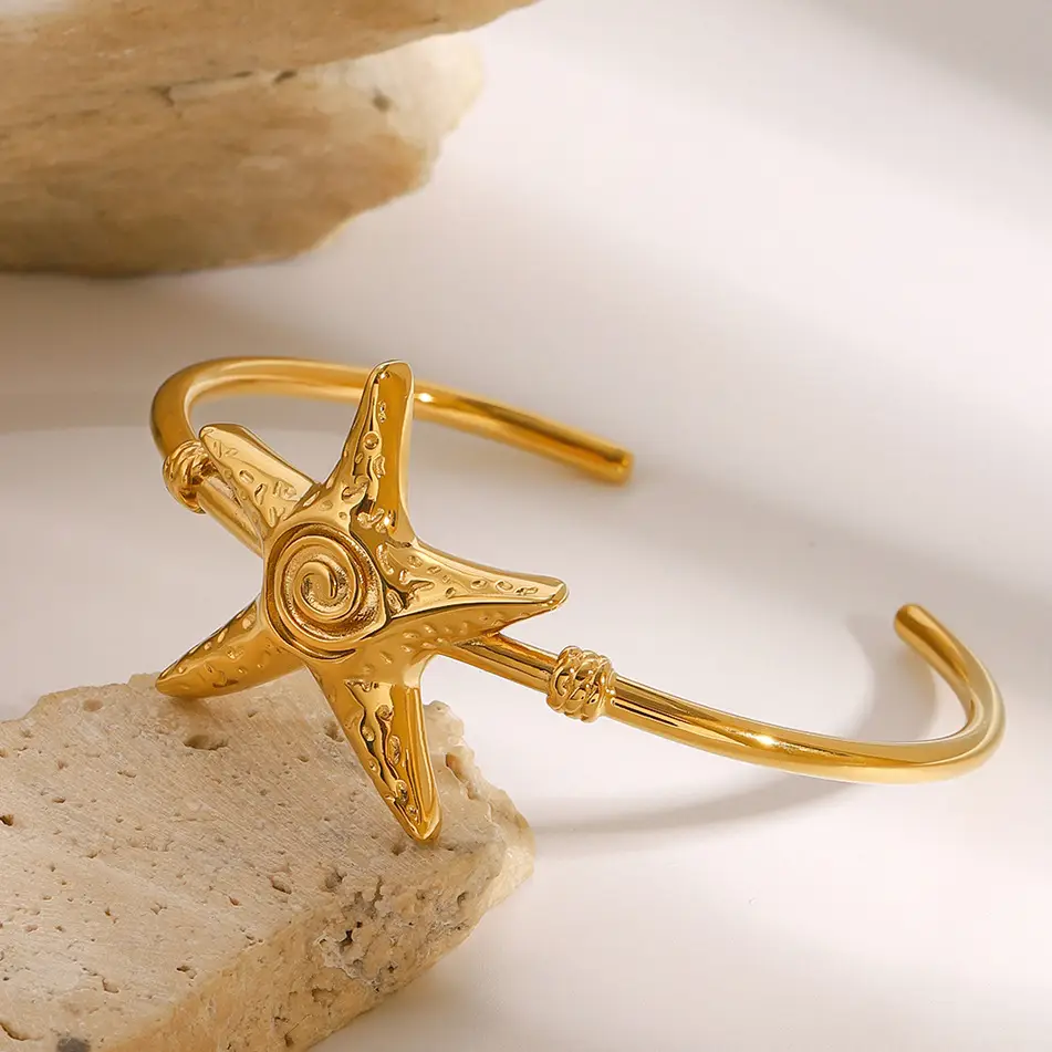 Stainless Steel Starfish High-grade Marine Bracelet