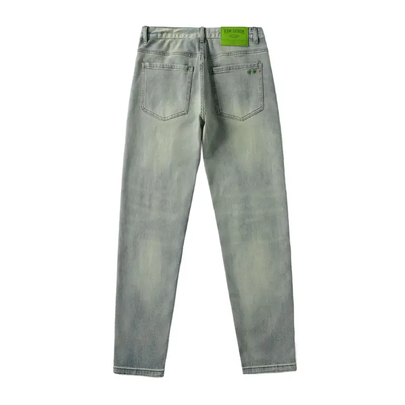 Casual Stretch Nostalgic Micro Ha Pencil Pants Youth Jeans Men