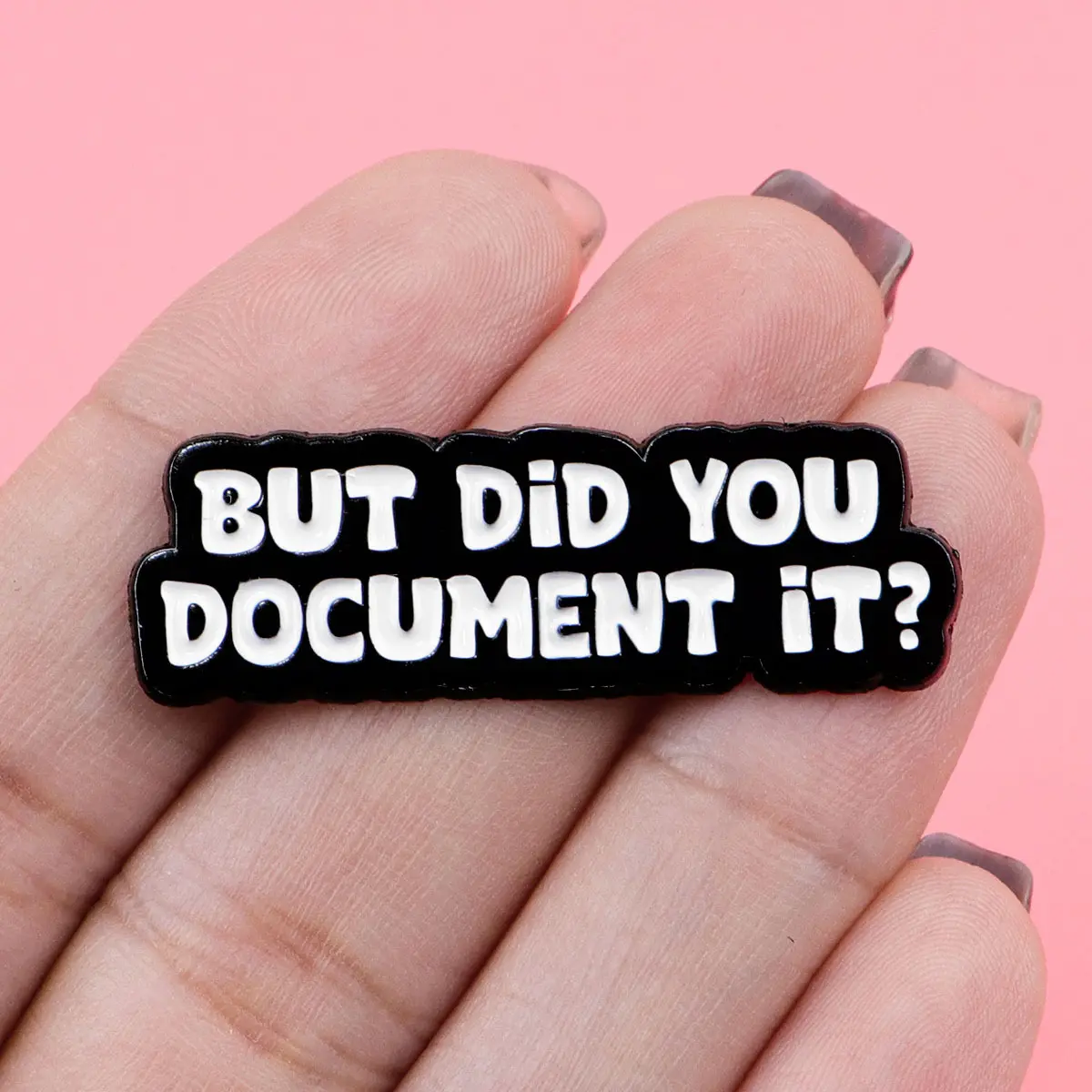 Cartoon Golden M Badge Creative Inspirational English