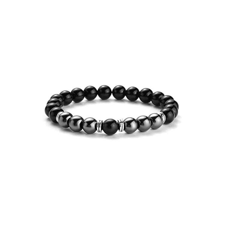 Tigereye & Haematite Bracelet Detail