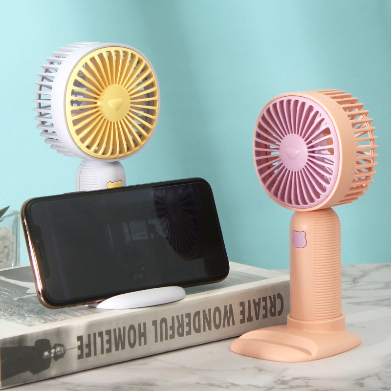 Stand Handheld Fan Usb Charging Mini Little Fan Desktop Small Fan