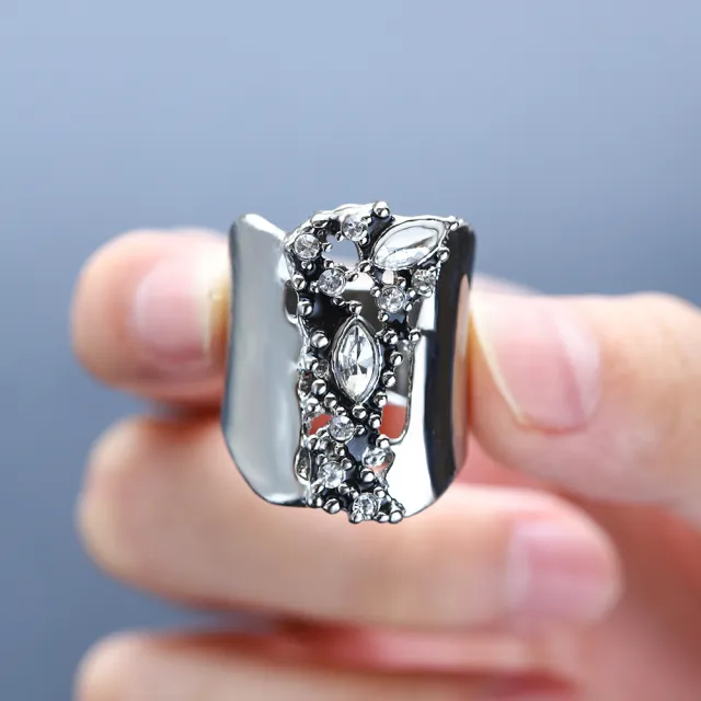 Silver Ring Suitable For Ladies Daily Accessories Girls Holiday Gifts Silver - Shop at LoveMi