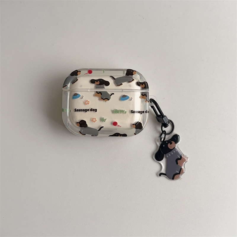 Creative Personality Cartoon Sweater Sausage Dog Bluetooth Headset Pro Protective Cover - Image 13