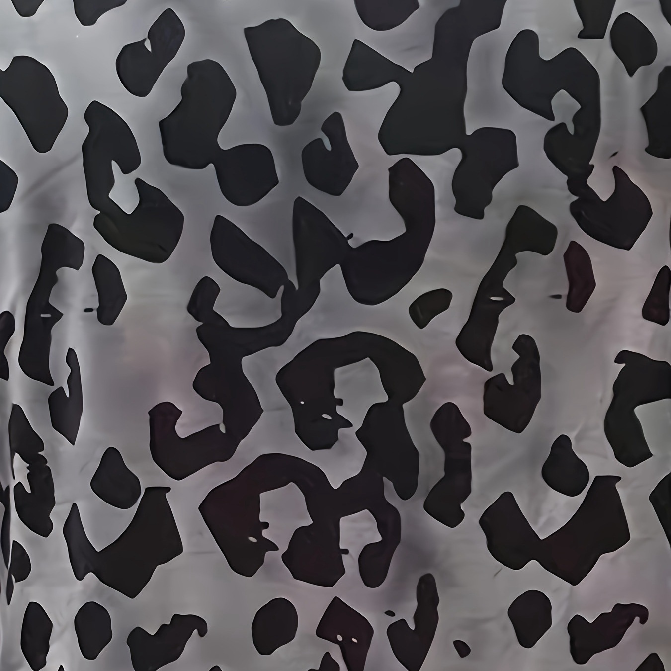 Loose Temperament Round Neck Leopard Print Plus Size Dress