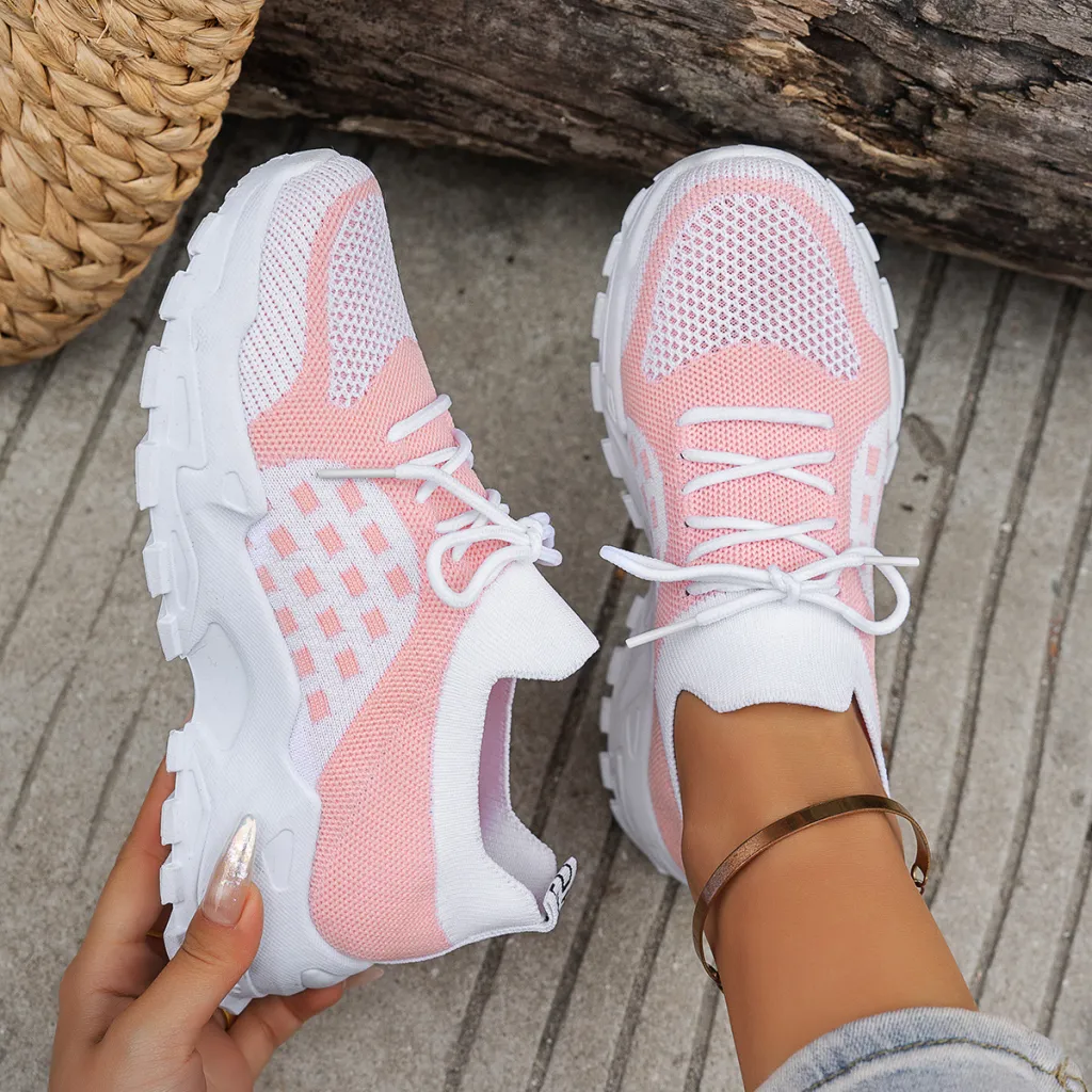Fashion All-match Sneaker Platform Casual Casual And Comfortable - Pink