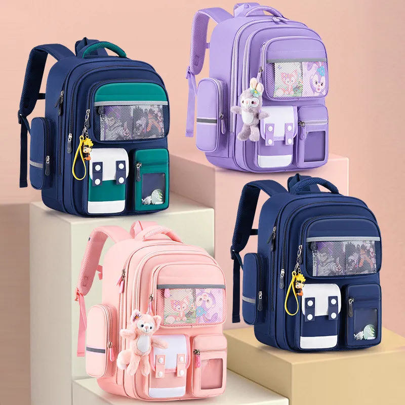VIA Classic School Backpack - Navy Blue