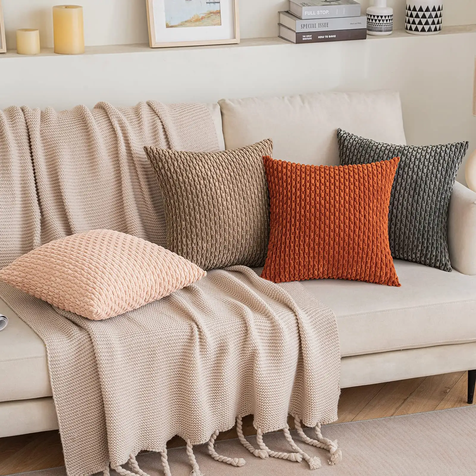 Modern Nordic Instagram Style Pillow Solid Color
