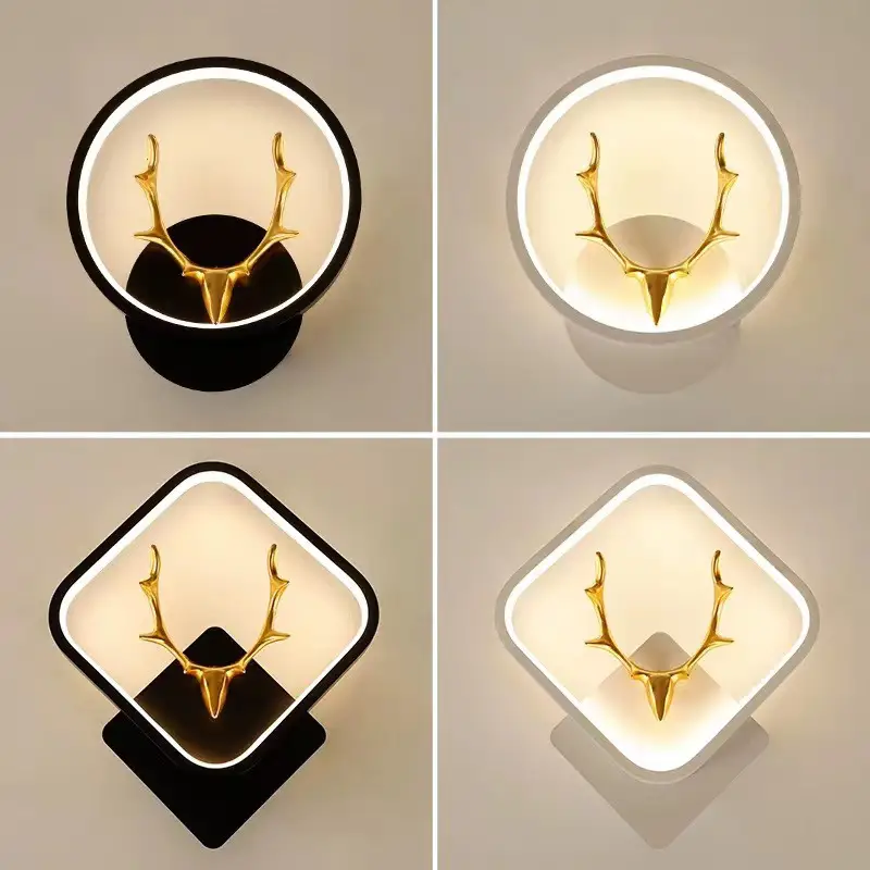 LED Bedside Bedroom Modern Minimalist Creative Wall Light