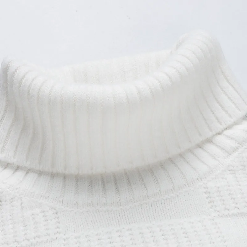 Title 6, Loose Knit Bottoming Turtleneck Sweater Men