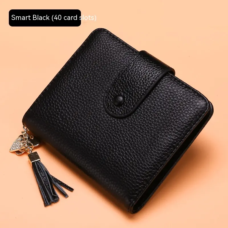 Korean Style Large Capacity Tassel Snap Solid