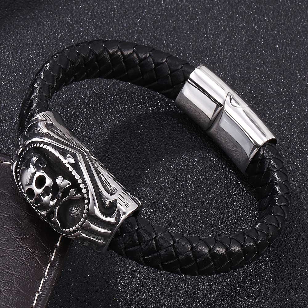 Men's Stainless Steel Magnetic Clasp Bracelet