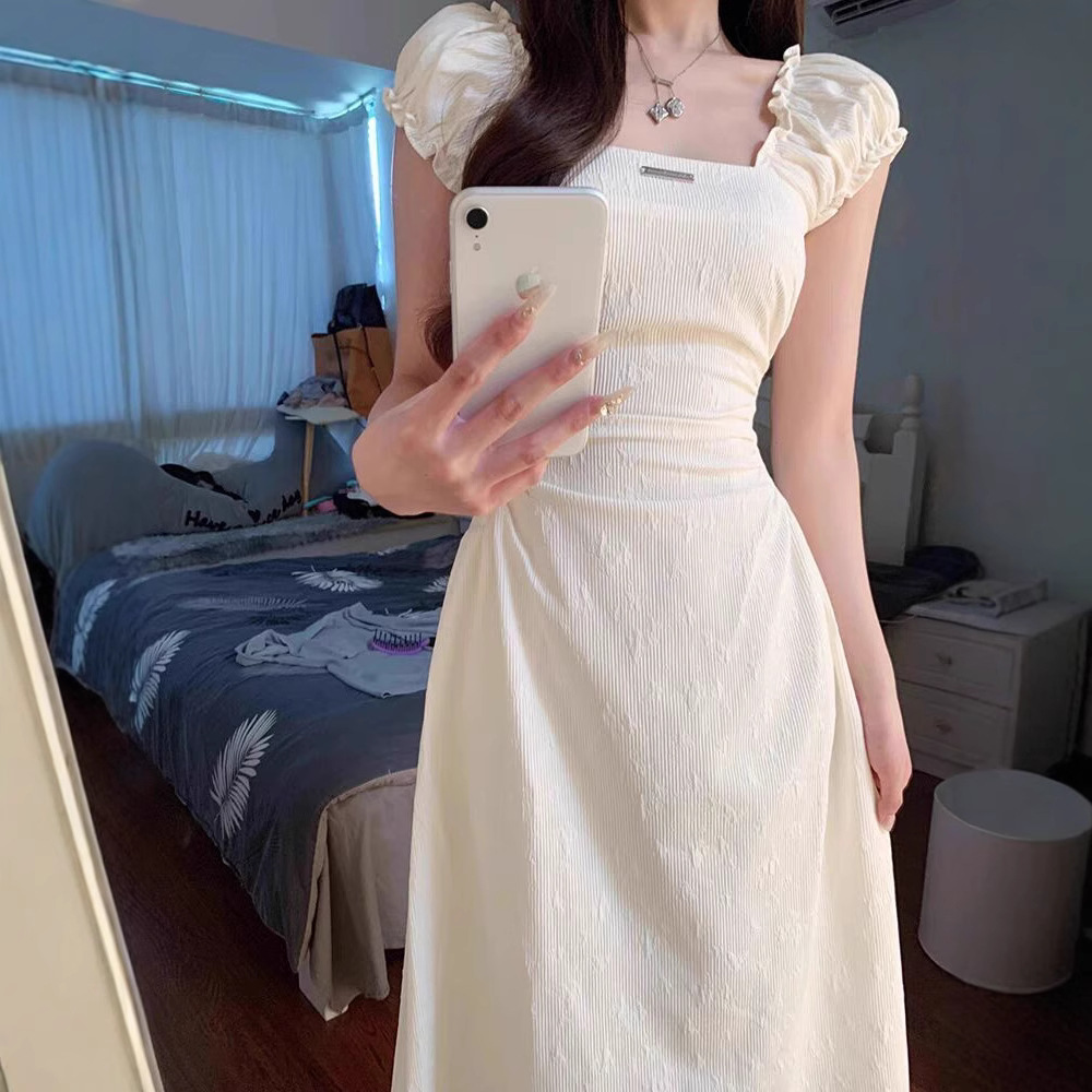 Square-neck New-style First-love Innocent Dress - photo 2