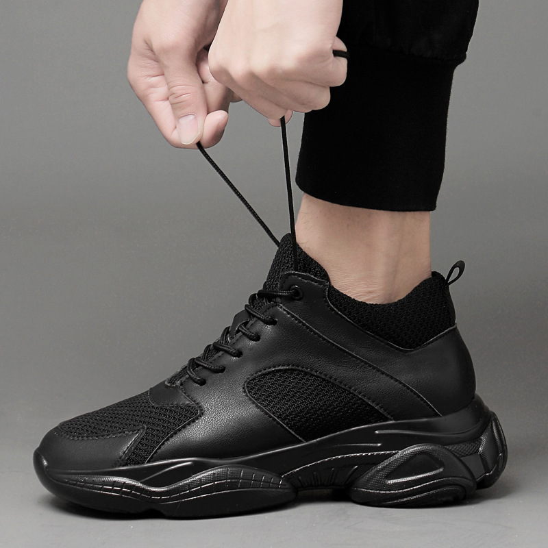 Mens Stylish Sporty Height-increasing Shoes