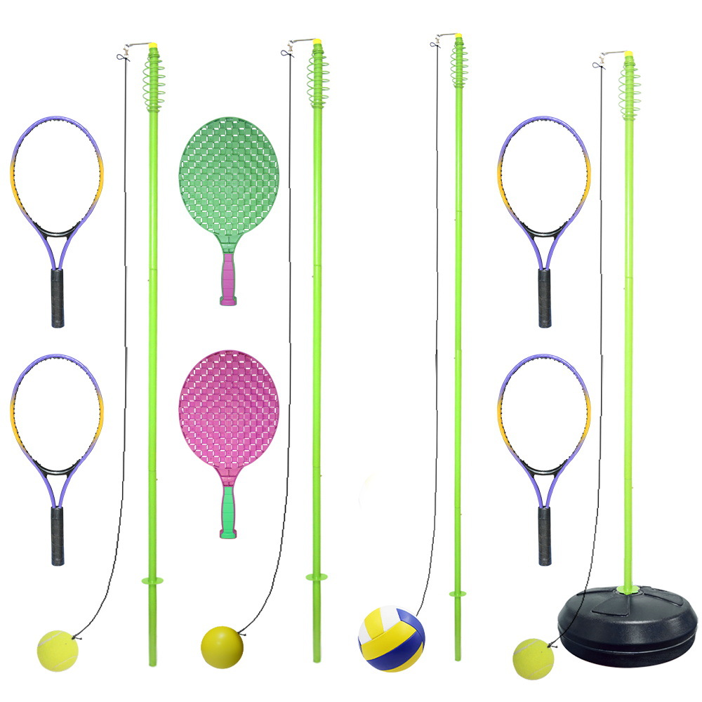 Single Tennis Trainer With Rope Rotating Tennis Rackets Outdoor Tennis Set - Image 5